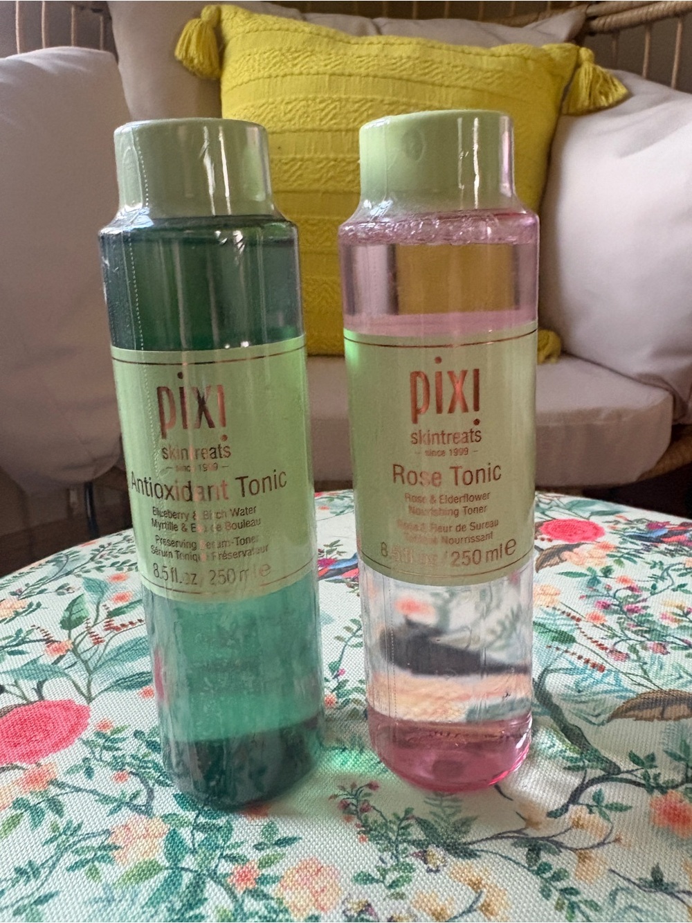 Pixi Green Antioxidant Tonic & Pink Rose Tonic Duo
